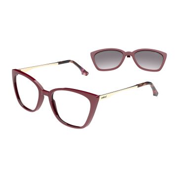 Armação Colcci Bandy 4 Y C6272c2352 Bordô Brilho