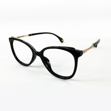 Armação Mey Eyewear Me7203 C01 51 Preto Brilho