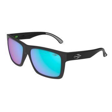 Óculos Mormaii San Diego M0009a1497 Preto Fosco Lente Azul Espelhada