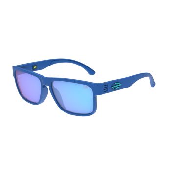 Óculos Infantil Mormaii Monterey Nxt M0059kd783 Azul Fosco Lente Azul Espelhada Polarizada