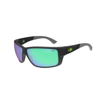 Óculos Infantil Mormaii Joaca 3 Nxt M0076aas82 Preto Fosco Lente Verde Espelhada