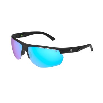 Óculos Mormaii Thunder M0078a1497 Preto Fosco Lente Azul Espelhada