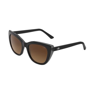 Óculos de Sol Mormaii M0116apc34 Preto Brilho Lente Marrom Degradê 