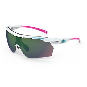 Óculos Mormaii Smash M0129bb193 Branco Brilho Lente Espelhada Verde