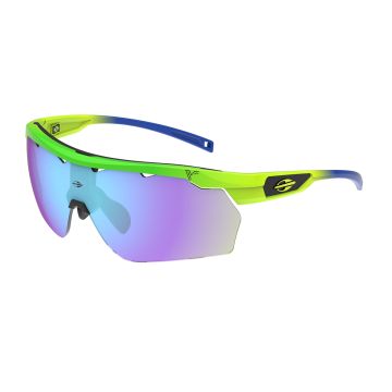 Óculos Mormaii Smash M0129kf197 Verde Fosco Lente Azul Espelhada