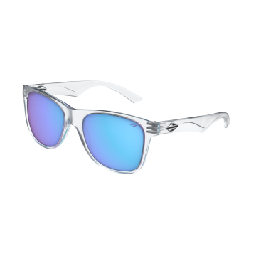 Óculos Mormaii Milão Ng M0132dn697 Transparente Fosco Lente Azul Espelhada
