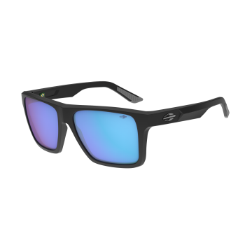 Óculos Mormaii San Diego 2 M0135a1497 Preto Fosco Lente Azul Espelhada