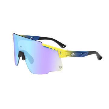Óculos Mormaii Grand Tour M0143j9497 Amarelo Fosco Lente Azul Espelhada