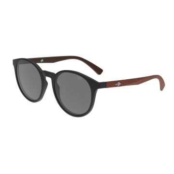 Óculos Mormaii Agra Sun M0152afw01 Preto Fosco Lente Cinza
