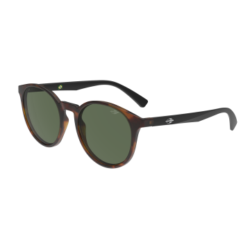 Óculos Mormaii Agra Sun M0152f7771 Marrom Fosco Demi Lente Verde