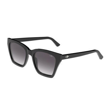 Óculos Mormaii M0156a0233 Preto Brilho Lente Cinza Degradê