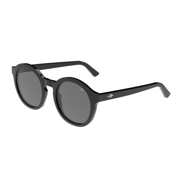 Óculos De Sol Mormaii M0157a0201 Preto Brilho Lente Cinza