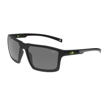 Óculos Solar Mormaii Estocolmo M0159aas01 Preto Fosco Lente Cinza - Preto