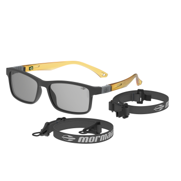 Óculos Infantil Mormaii Rocket Sun M0162dn509 Cinza Fosco Lente Cinza Espelhada