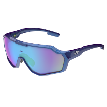 Óculos Mormaii Bravus M0163kb497 Azul Brilho Lente Azul Espelhada