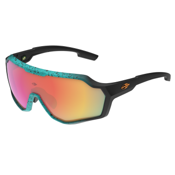 Óculos Mormaii Bravus M0163kd211 Azul Fosco Degradê Lente Vermelho Espelhada