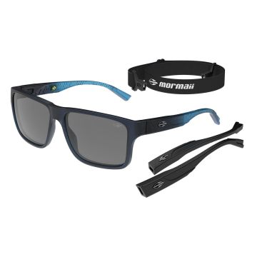 Óculos Mormaii Ancara 3 M0165kc601 Azul Fosco Lente Cinza
