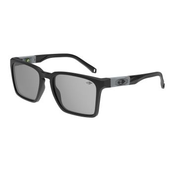 Óculos Mormaii Budapeste M0173afe09 Preto Fosco Lente Cinza Espelhada