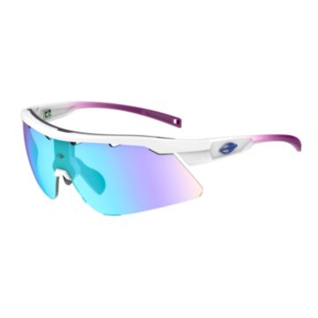 Óculos Mormaii Smash 3 M0197b6297 Branco Brilho Lente Azul Espelhada
