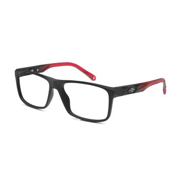 Armação Óculos Mormaii Kyoto M6083a8557 Preto Fosco Vermelho