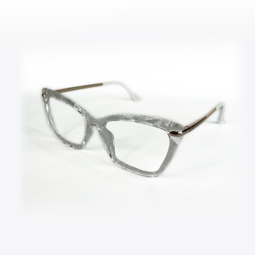 Óculos de Grau Mey Eyewear Me6605 C07 53 Transparente Translúcido 