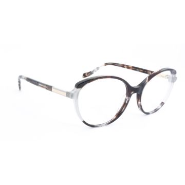 Armação De Óculos Ana Hickmann Ah60010 G21 Cinza Translúcido Tartaruga - Cinza - 53