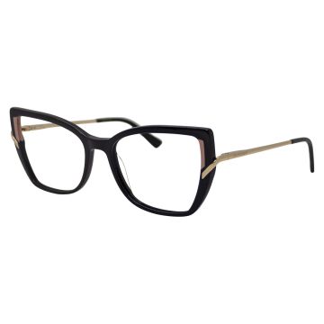 Óculos de Grau Ana Hickmann Ah60037 A01 Preto Brilho 