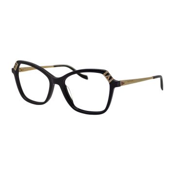 Armação De Óculos Ana Hickmann Ah60043 A01 Preto Brilho - Preto - 54