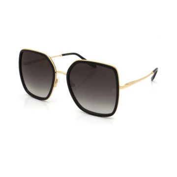 Óculos de Sol Ana Hickmann Ah90008 A01 Dourado Brilho Lente Cinza Degradê 