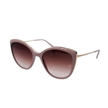 Óculos Ana Hickmann Ah9295n K01 Rosa Brilho Lente Marrom Degradê
