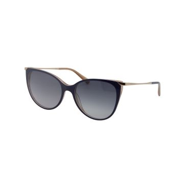 Óculos Ana Hickmann Ah9316 H05 Azul Brilho Lente Cinza Degradê