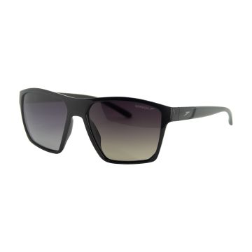 Óculos Speedo Berlari 1 A01 Preto Brilho Lente Cinza Degradê Polarizada
