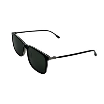 Óculos Bulget Bg8037m A02 Preto Brilho Lente Verde