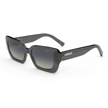 Óculos Colcci Tribeca C0202d4918 Fumê Translúcido Lente Degradê Azul