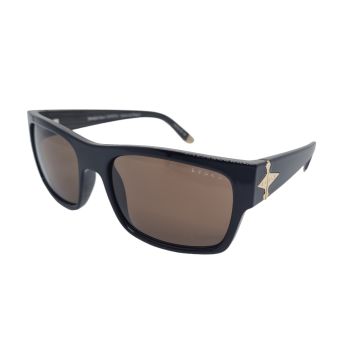 Óculos Evoke New Capo I Brwd01 Preto Brilho Lente Marrom