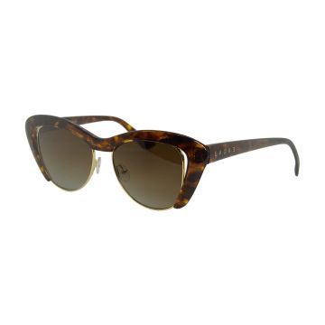 Óculos Evoke Cat City G21s Turtle Gold Brown Gradient Polarizado