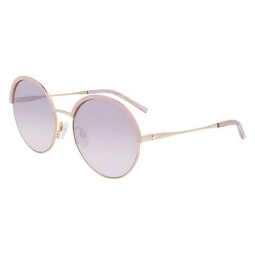 Óculos Dkny Dk115s 265 56 Dourado Brilho Lente Rosa Degradê
