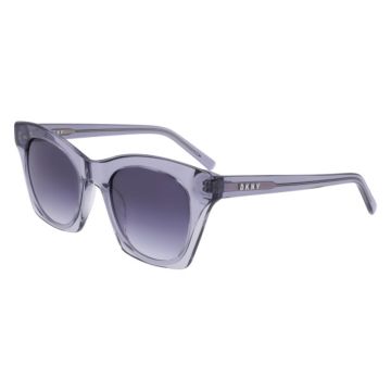 Óculos Dkny Dk541s 520 51 Lilás Translúcido Lente Cinza Degradê