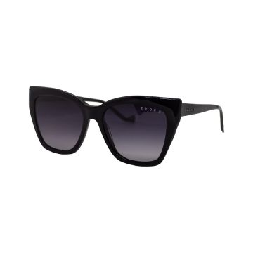 Óculos Evoke For You Ds45 Bra01 Preto Brilho Lente Cinza Degradê