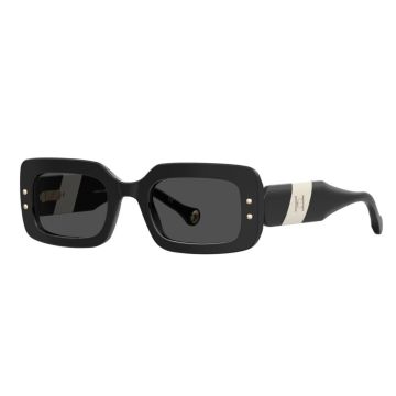 Óculos Carolina Herrera Her0187/s 80sir 50 Preto Brilho Lente Cinza