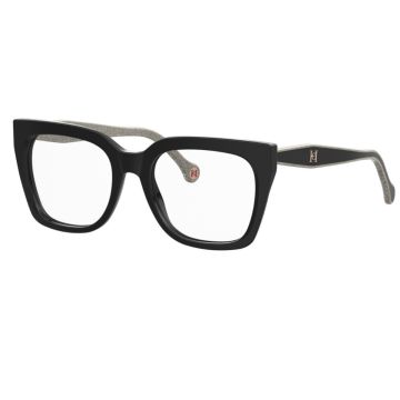 Armação Carolina Herrera Her0227 Bsc 53 Preto Brilho