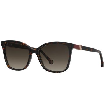 Óculos Carolina Herrera Her0273/s 086ha 56 Marrom Brilho Havana Lente Marrom Degradê