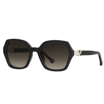 Óculos Carolina Herrera Her0298/g/s 807ha 55 Preto Brilho Lente Marrom Degradê