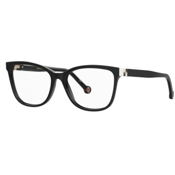 Armação Carolina Herrera Her0239 80s 55 Preto Brilho