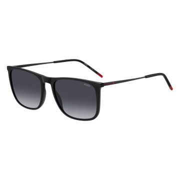 Óculos Hugo Hg1319/s 807 57 Preto Brilho Lente Cinza Degradê