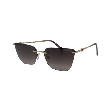 Óculos Hickmann Hi30024 04c Dourado Brilho Lente Marrom Degradê