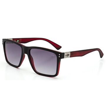 Óculos Mormaii Cairo M0075aft33 Preto E Vermelho Fosco Lente Cinza