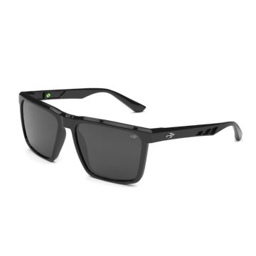 Óculos Solar Mormaii Madri M0095a0201 Preto Brilho Lente Cinza - Preto
