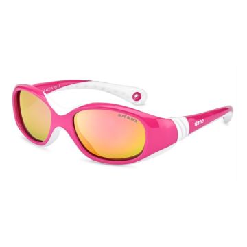 Óculos Nano Vista Kokki M Ns59552 Rosa Lente Rosa Espelhada Polarizada 2 A 4 Anos