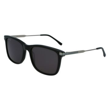 Óculos Lacoste L960s 001 56 Preto Brilho Lente Cinza